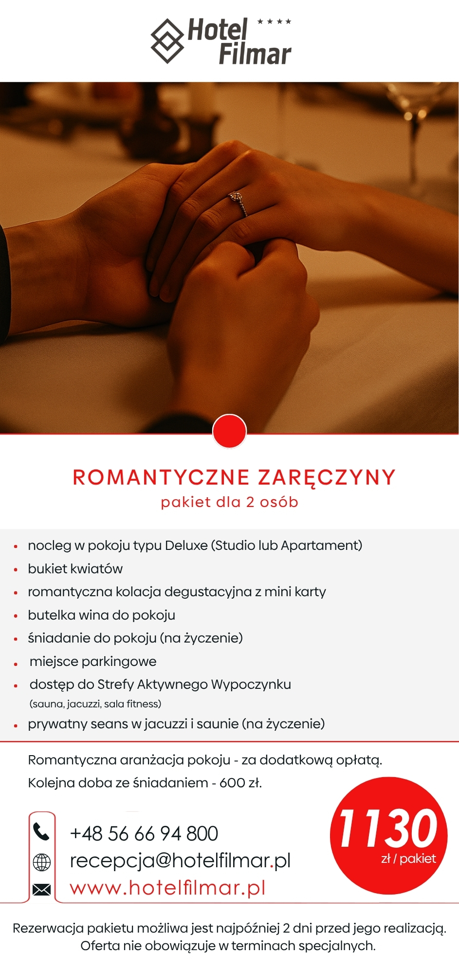 ROMANTYCZNE ZARĘCZYNY
